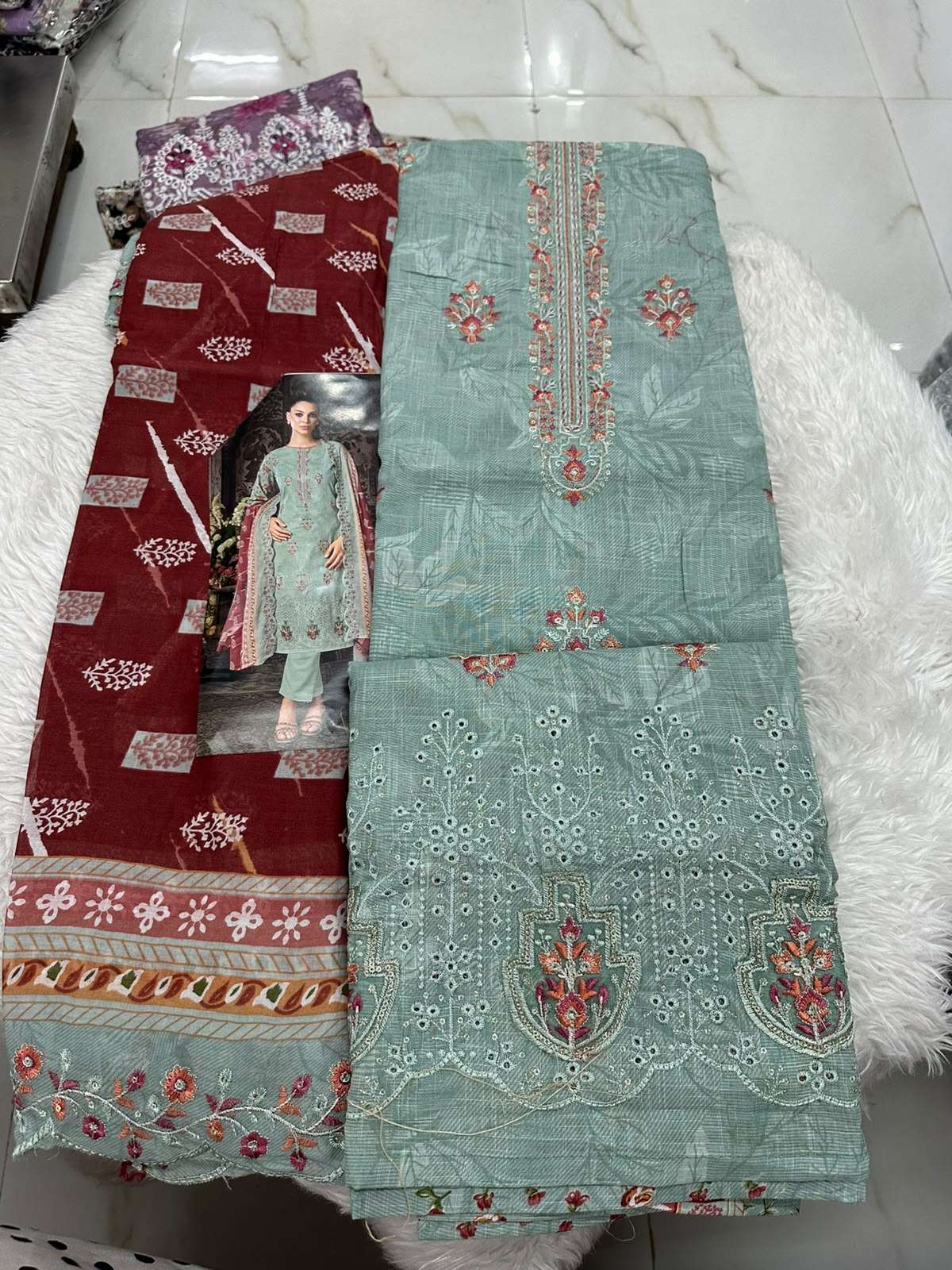 Falah Premium Cotton Collection Code - 50143 By Falah Designer Suits